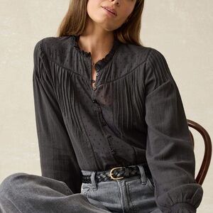 Faherty organic Lily blouse, size M